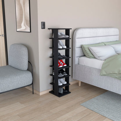Odesto 48.7" Tall 8-Tier Vertical Shoe Rack, Narrow Shoe Tower for 8 Pairs, Entryway, Living Room, Bedroom