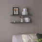 Ecco 31.5" Wide  Floating Shelves Set of 2, Shelves for Wall Decor for Bedroom, Bathroom Storage Shelves, Book Shelves for Living Room