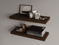 Ecco 31.5" Wide Floating Shelves Set Of 2, Shelves For Wall Decor For Bedroom, Bathroom Storage Shelves, Book Shelves For Living Room