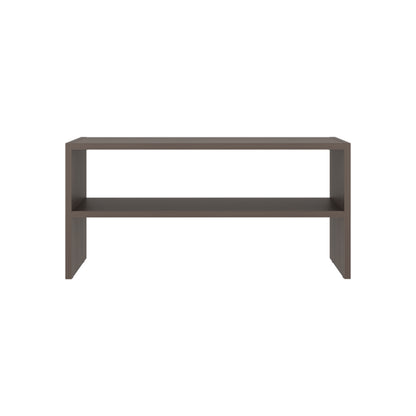 Silpa Small Shoe Rack - Grey, Compact Display Shelf for Living Room