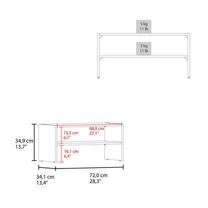 Silpa Small Shoe Rack - Grey, Compact Display Shelf for Living Room