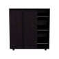 Houck Shoe Rack with 3 Side Tiers, Compact Storage for Shoes, Boots, and Accessories Organizer