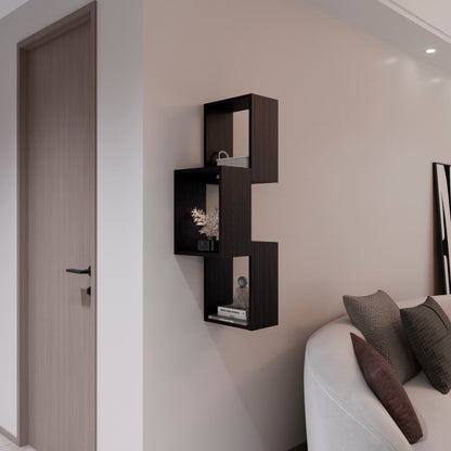 Seyner 6-Cube Wall Shelf, Open Storage and Display Shelves for Living Room Decor or Office Decor