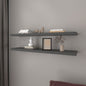 Floating Shelf Lyle, Living Room, Matt Gray