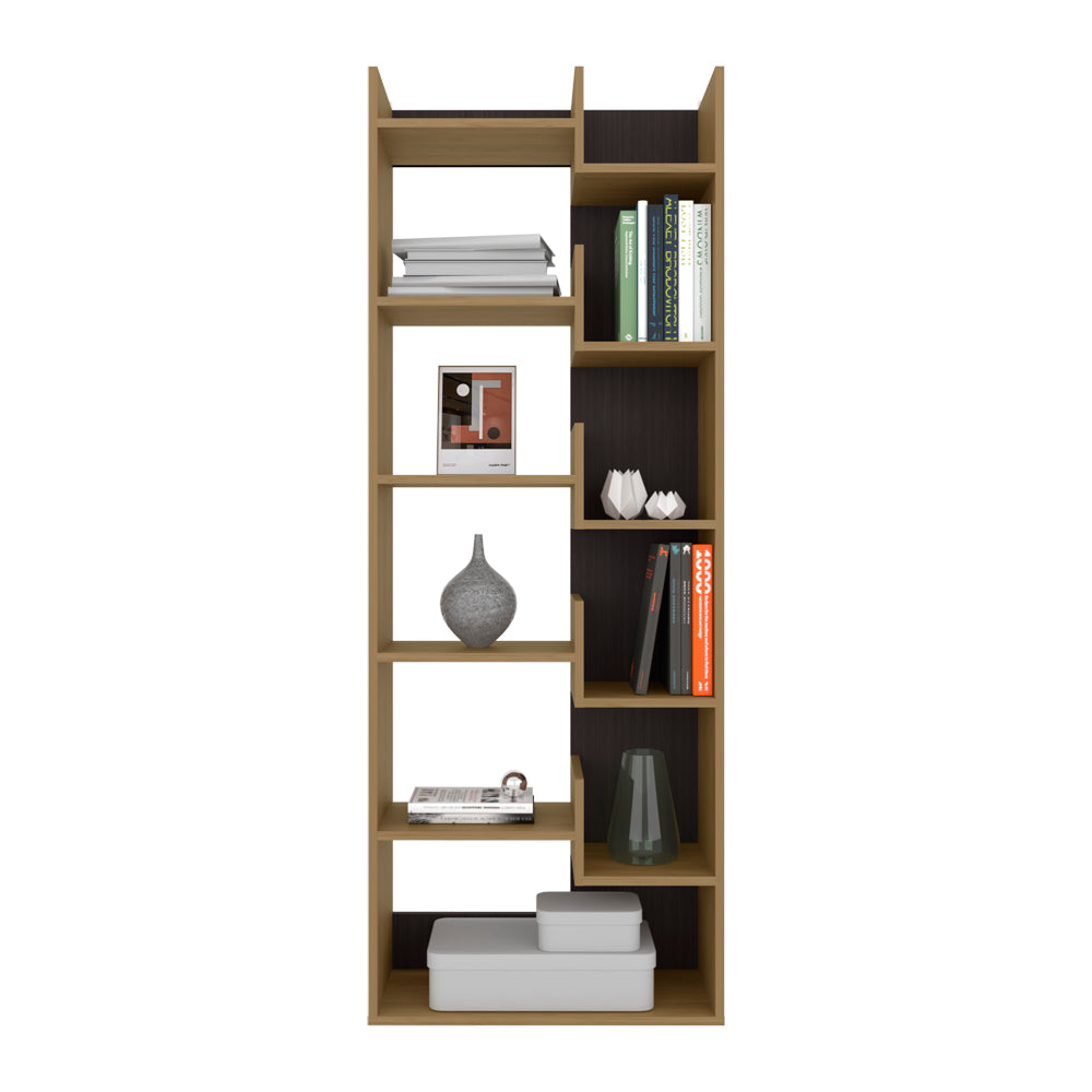 Multi-purpose Geometric Display Shelf for Room Divider Storage for Living Room