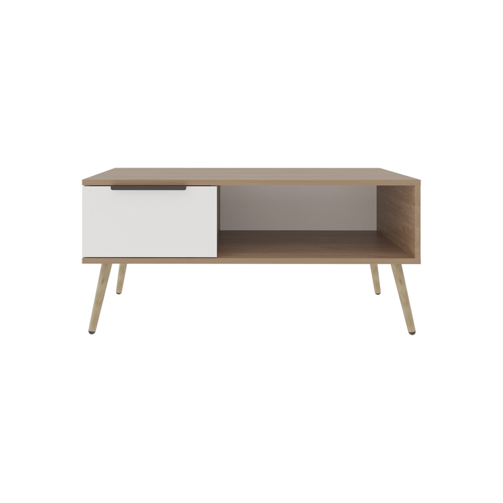Multi Engineered Wood Coffee Table for Living Room Centerpiece