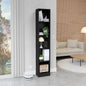 Bookcase Compact Bookshelf with Multiple Shelves, Black