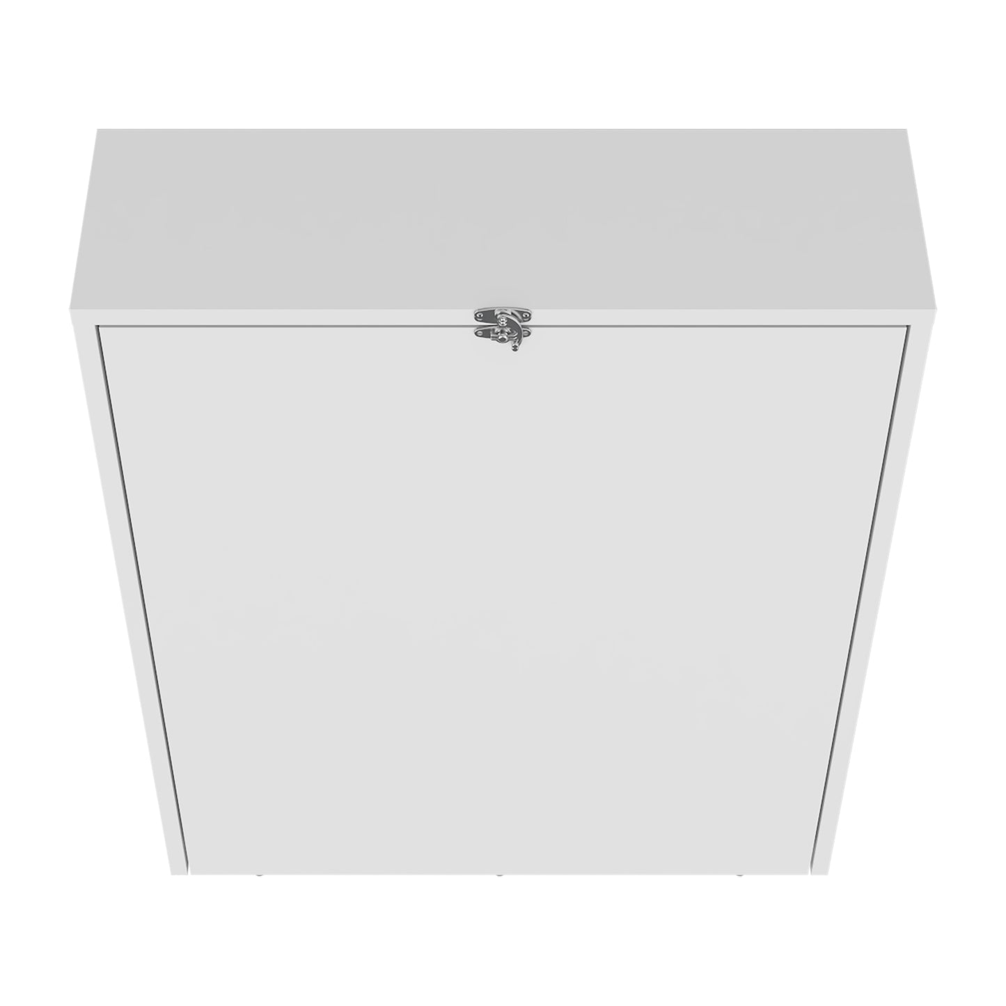 White Engineered Wood Storage Table - 33.3" x 54.8" for Living Room
