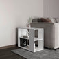 Sideboard Table, 4 Legs, 2 Shelves