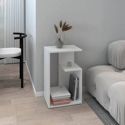 Side Table 25" H, 1 Shelf