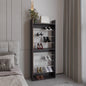 Shoe Rack, 10 Shelves, Black Wengue