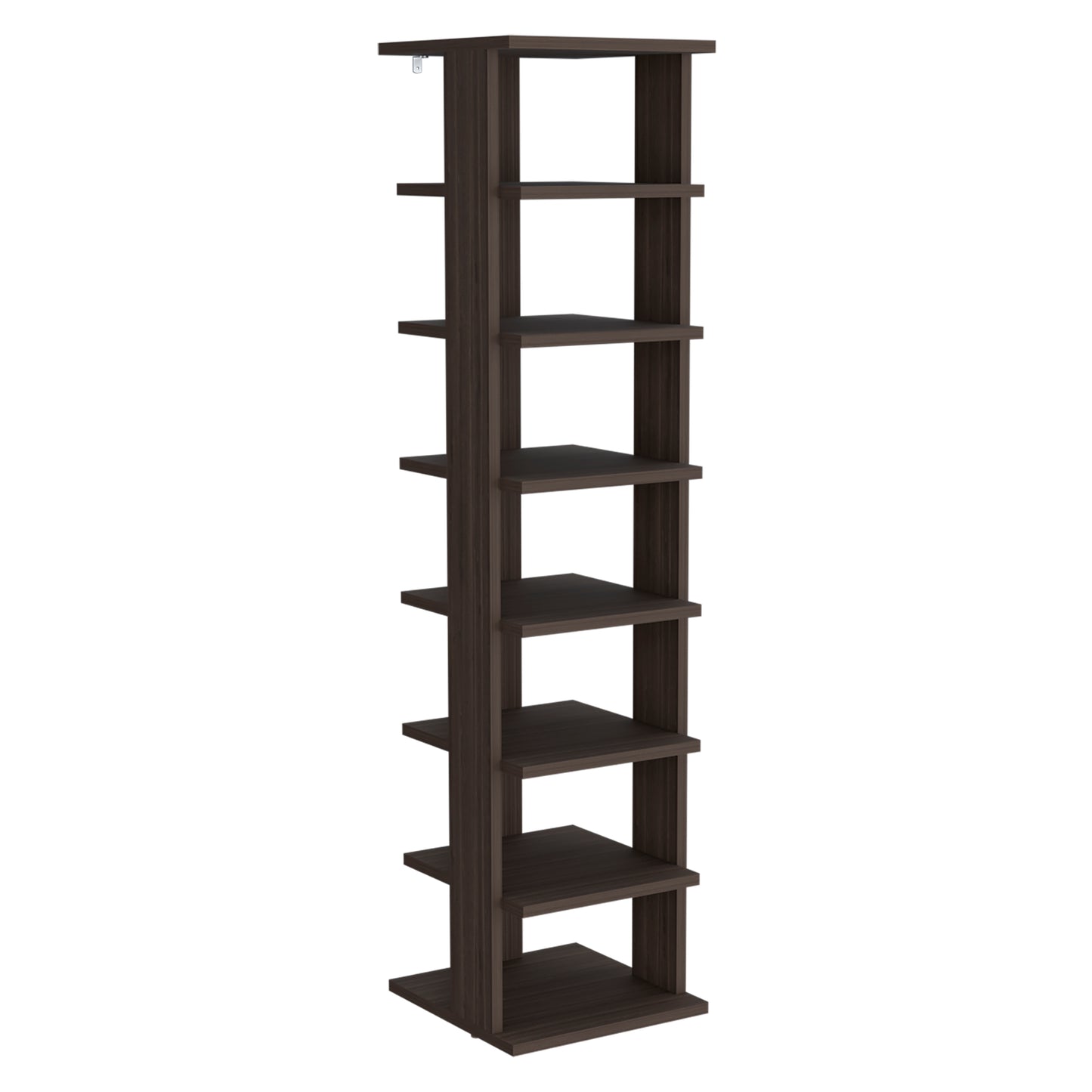 Gray Engineered Wood Shoe Rack - 48.7" Wide for Living Room