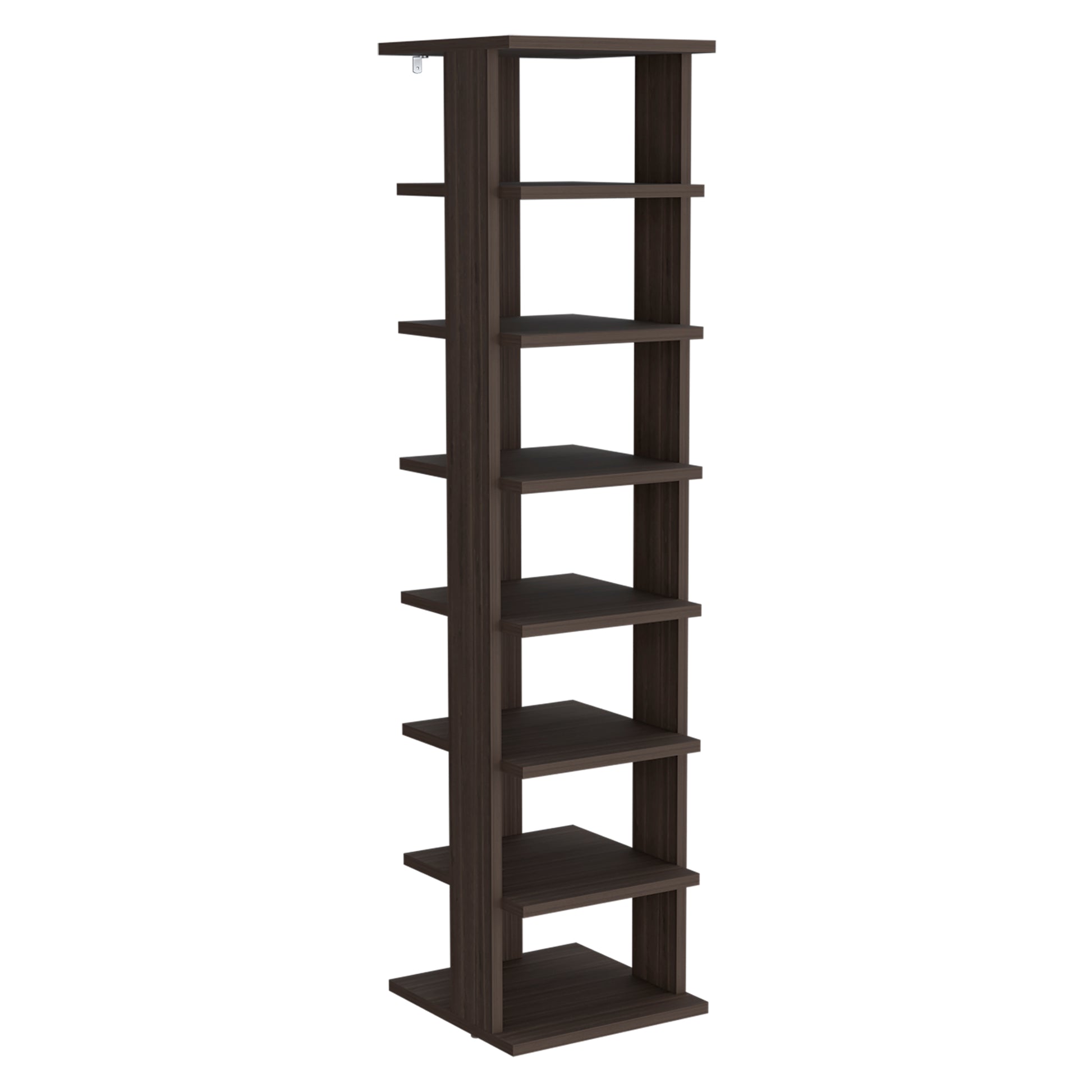 Gray Engineered Wood Shoe Rack - 48.7" Wide for Living Room