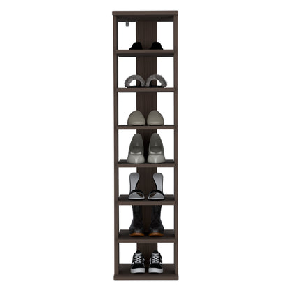 Gray Engineered Wood Shoe Rack - 48.7" Wide for Living Room