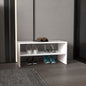 Modular Shoe Rack 13.7" H, 2 Shelves, White - Living Room