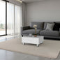 Athens Coffee Table, One Drawer, Four Legs, White