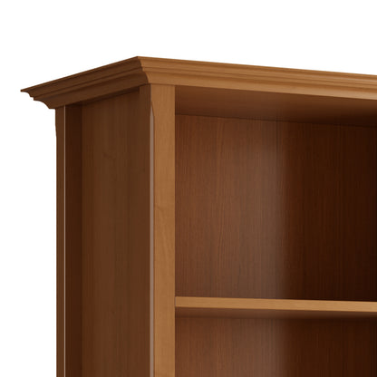 Amherst 30" Solid Wood Bookcase - Light Brown Storage