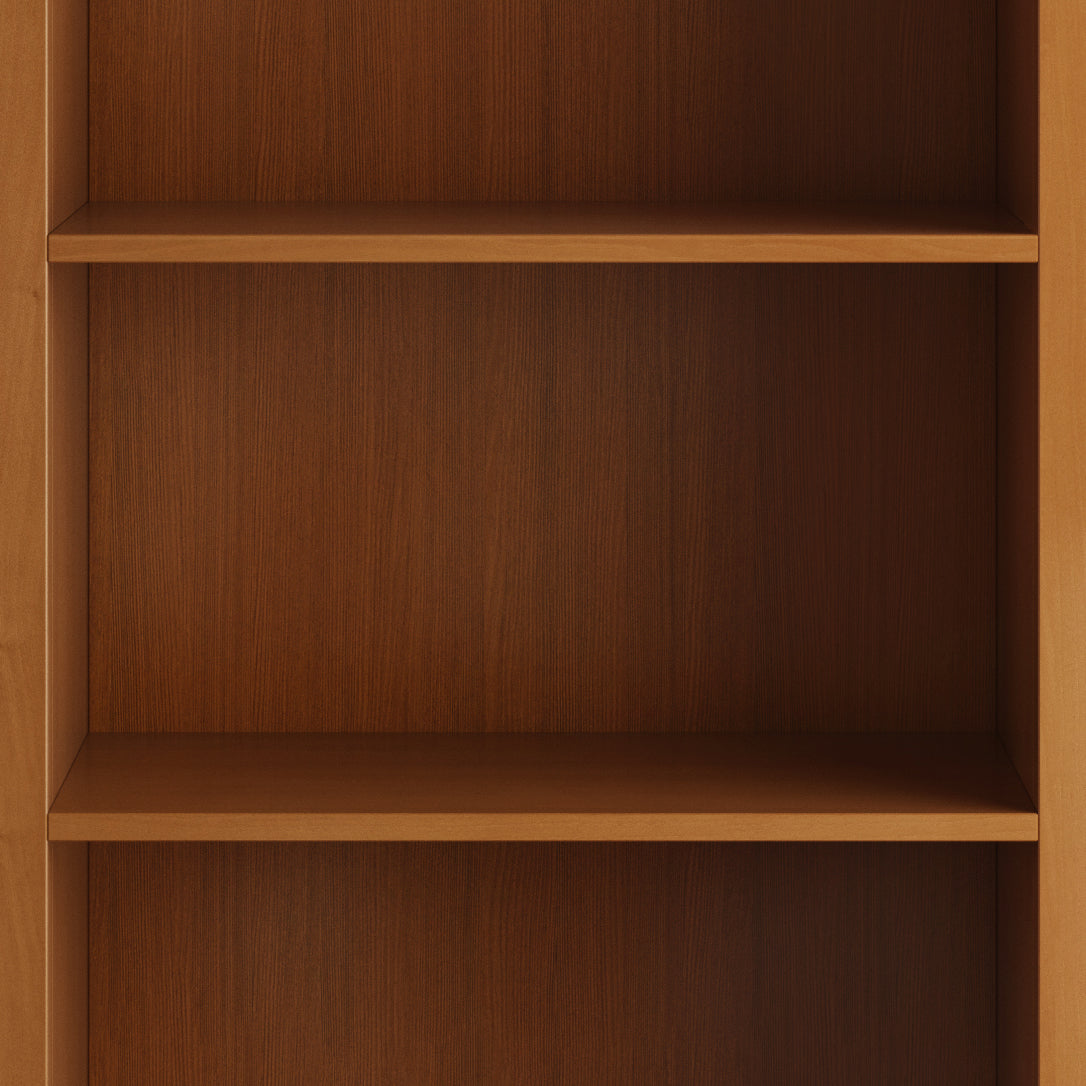 Amherst 30" Solid Wood Bookcase - Light Brown Storage