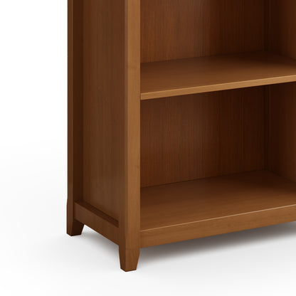 Amherst 30" Solid Wood Bookcase - Light Brown Storage
