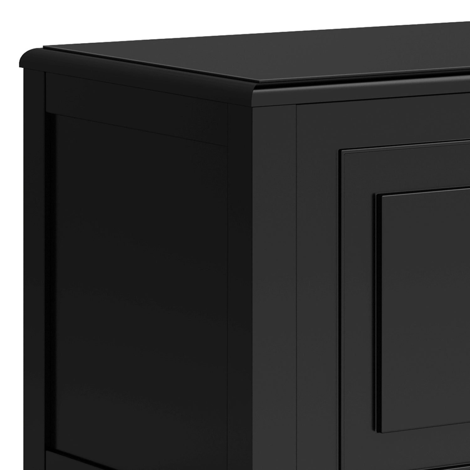 Connaught Storage Bench - 51" Wide Black Wood Trunk for Living Room
