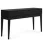 Harper 54 inch Wide Solid Wood Console Sofa Table in Black