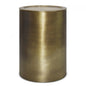 Corbin 16 inch Wide Metal Side Table in Antique Gold