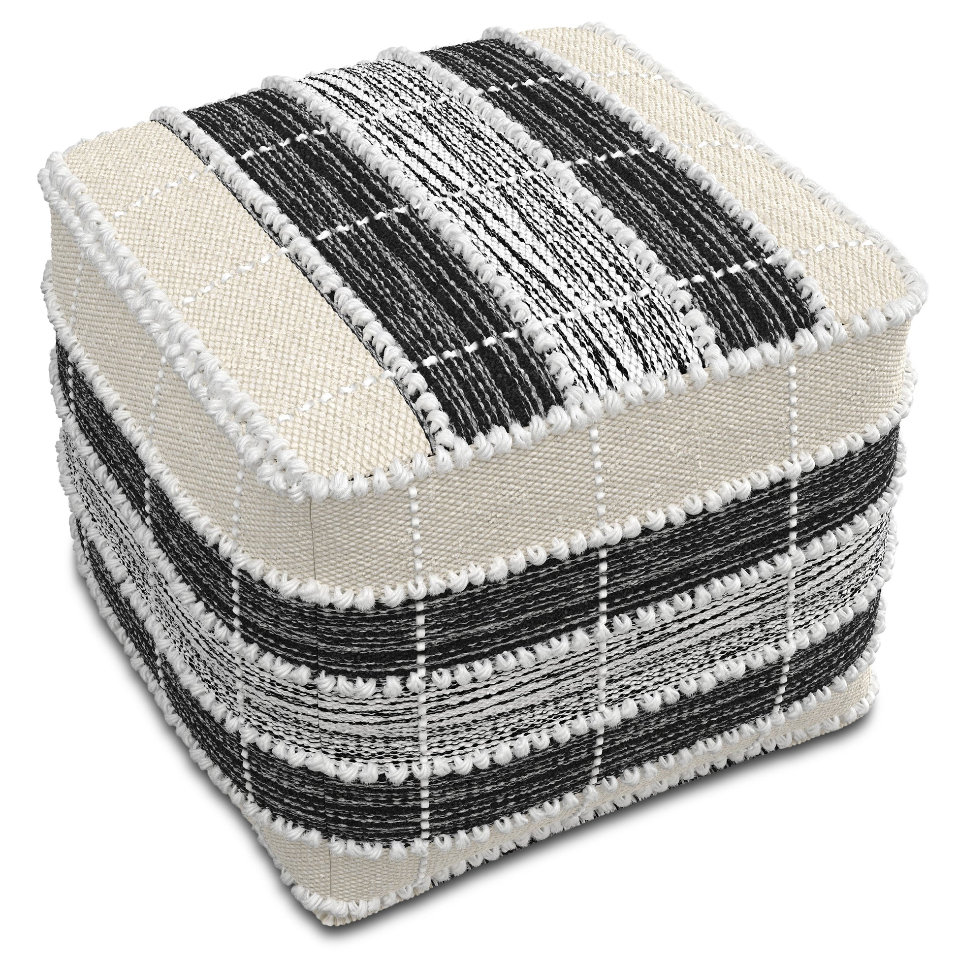 Dark Gray Square Bean Bag Chair for Living Room Comfort and Media