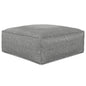 Brody - Large Square Coffee Table Pouf - Distressed Grey