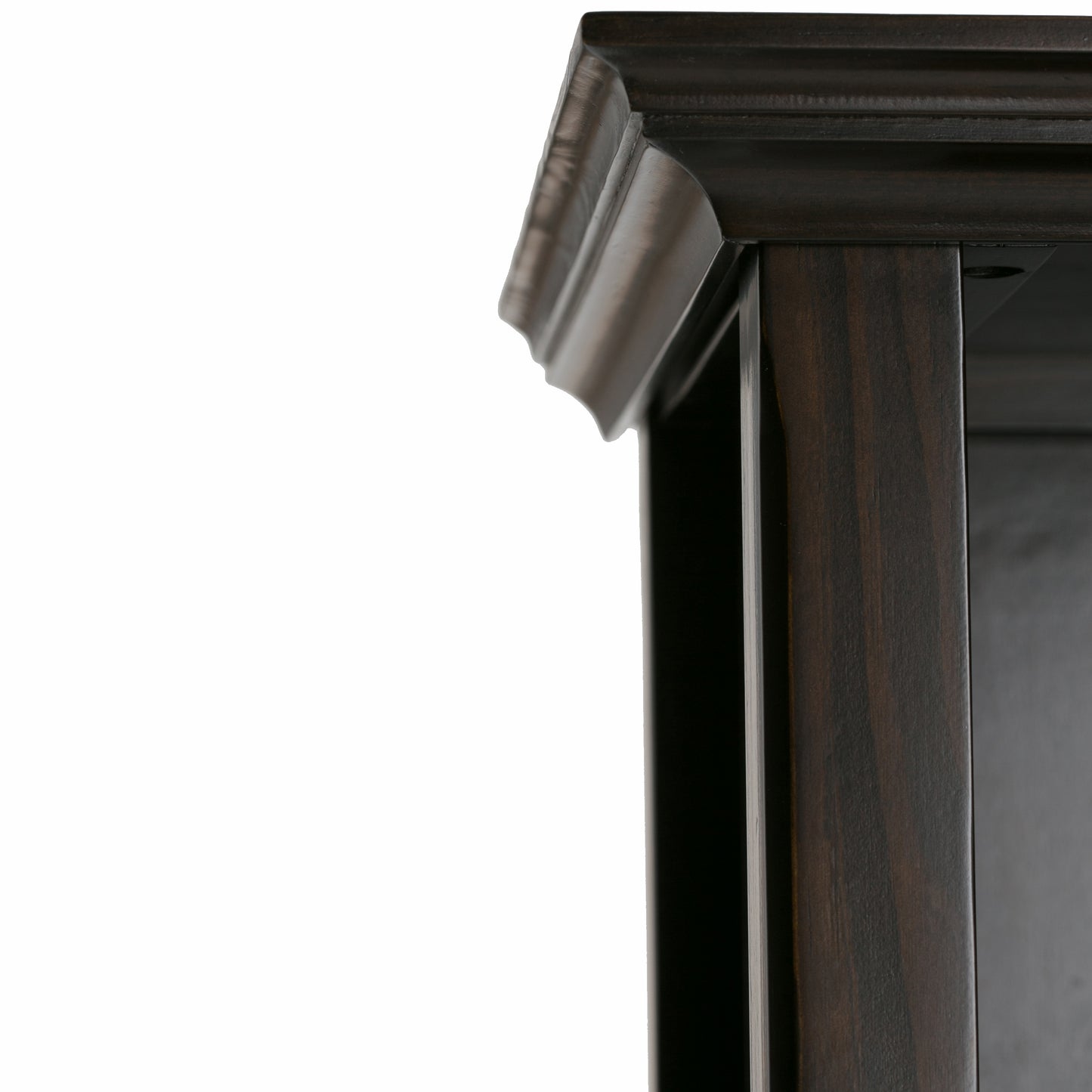 Dark Brown 5 Shelf Wood Bookcase - 30" Wide for Living Room