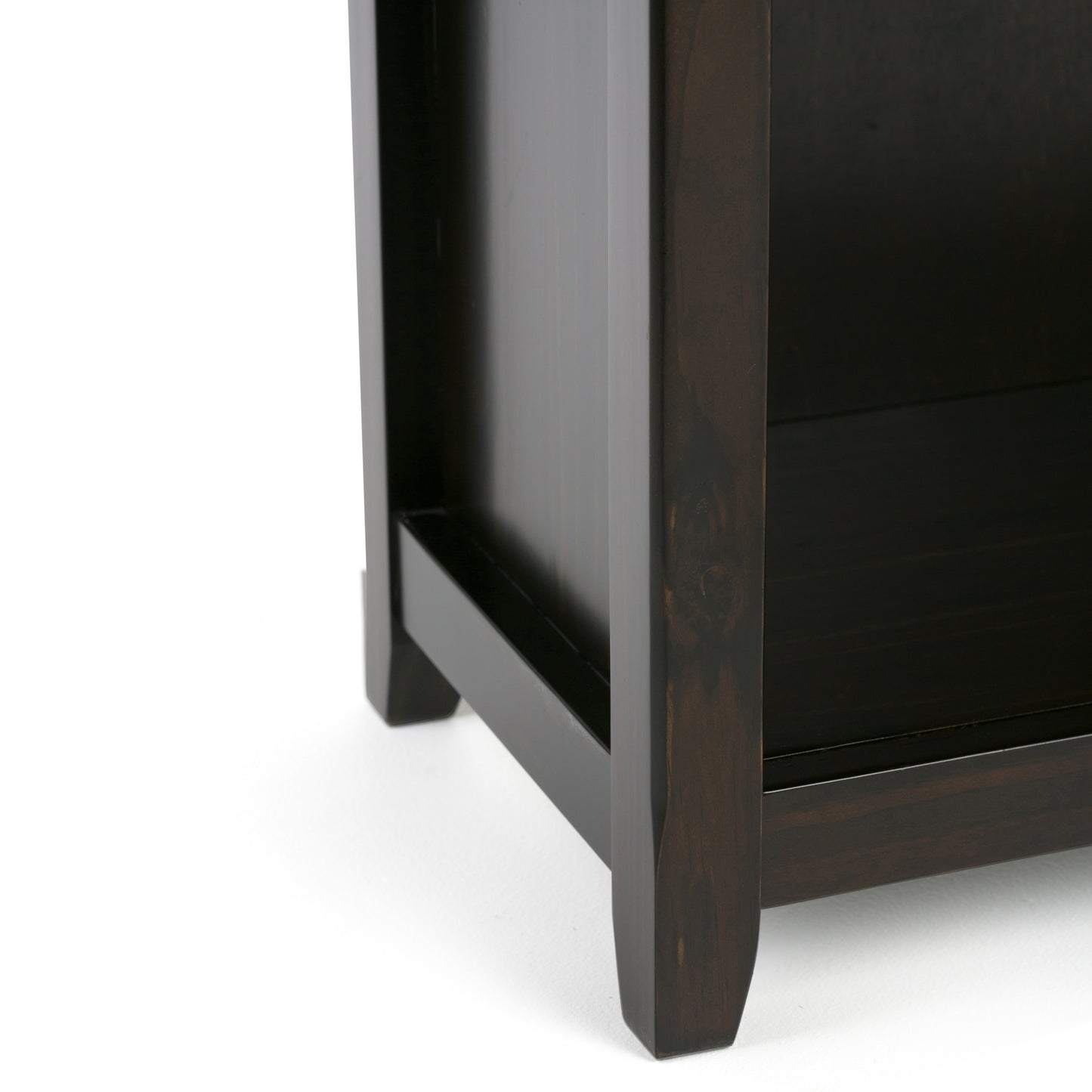 Dark Brown 5 Shelf Wood Bookcase - 30" Wide for Living Room