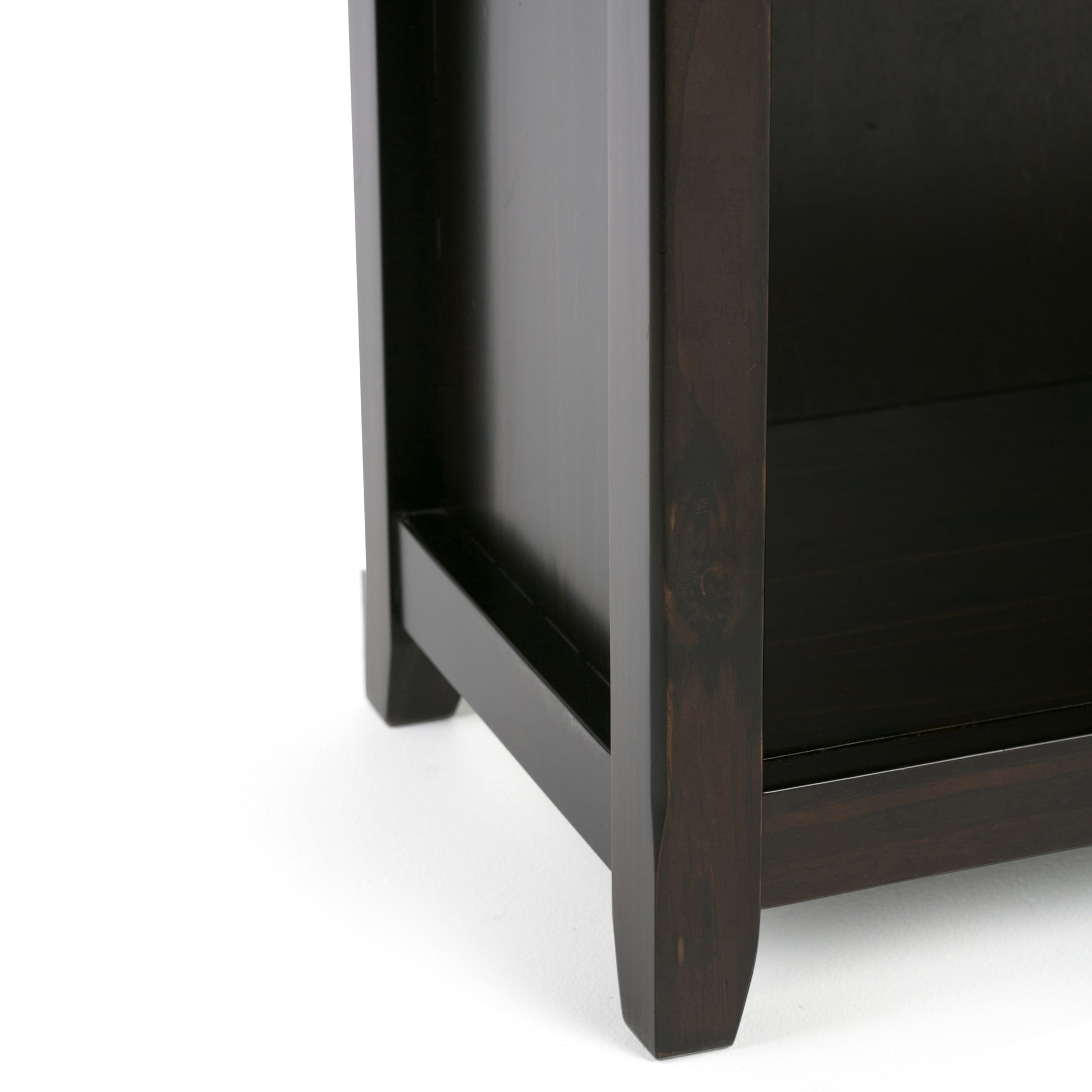 Dark Brown 5 Shelf Wood Bookcase - 30" Wide for Living Room