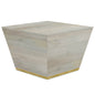 Abba - Square Coffee Table - White Wash