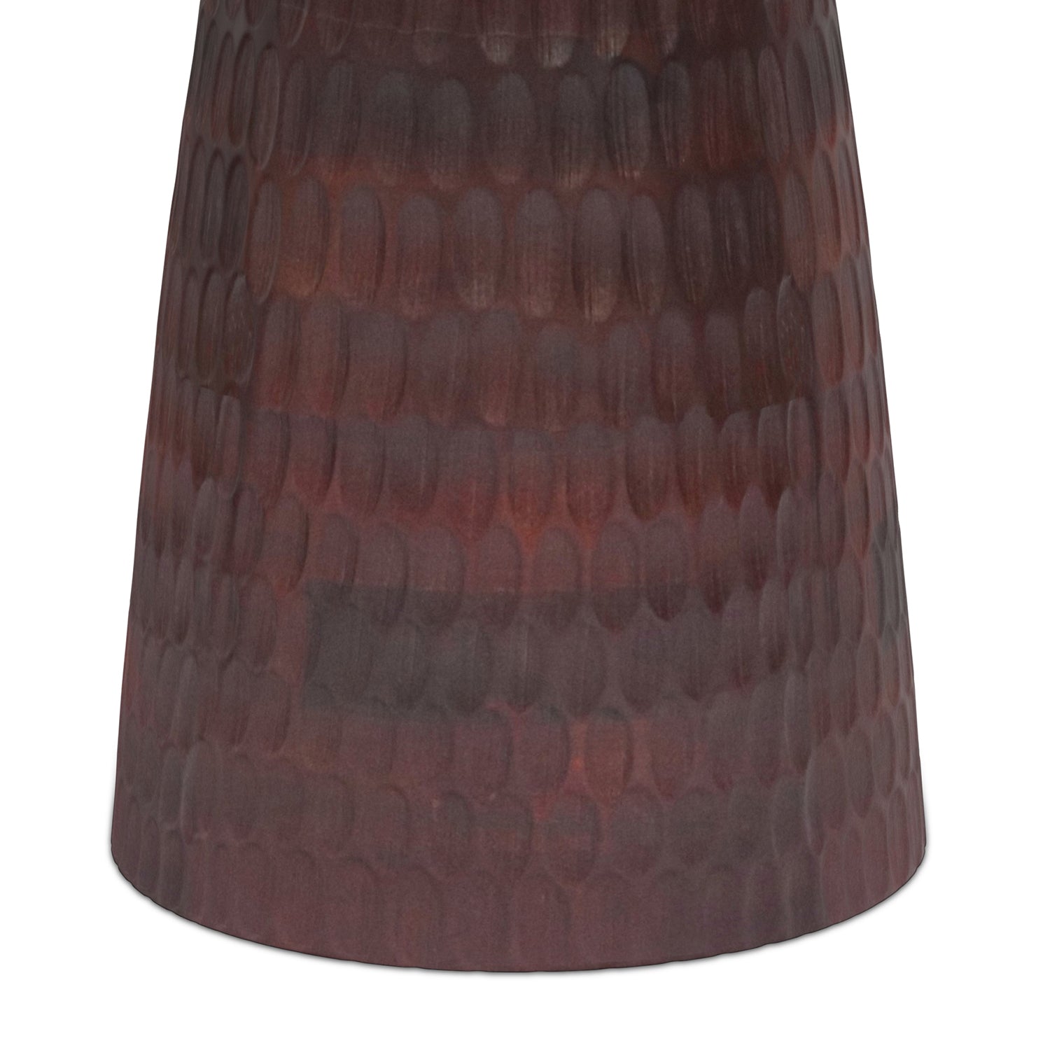 Breanna Side Table - Walnut Brown Wood Metal Round Table