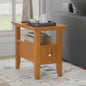 Acadian Narrow Side Table with Drawer
