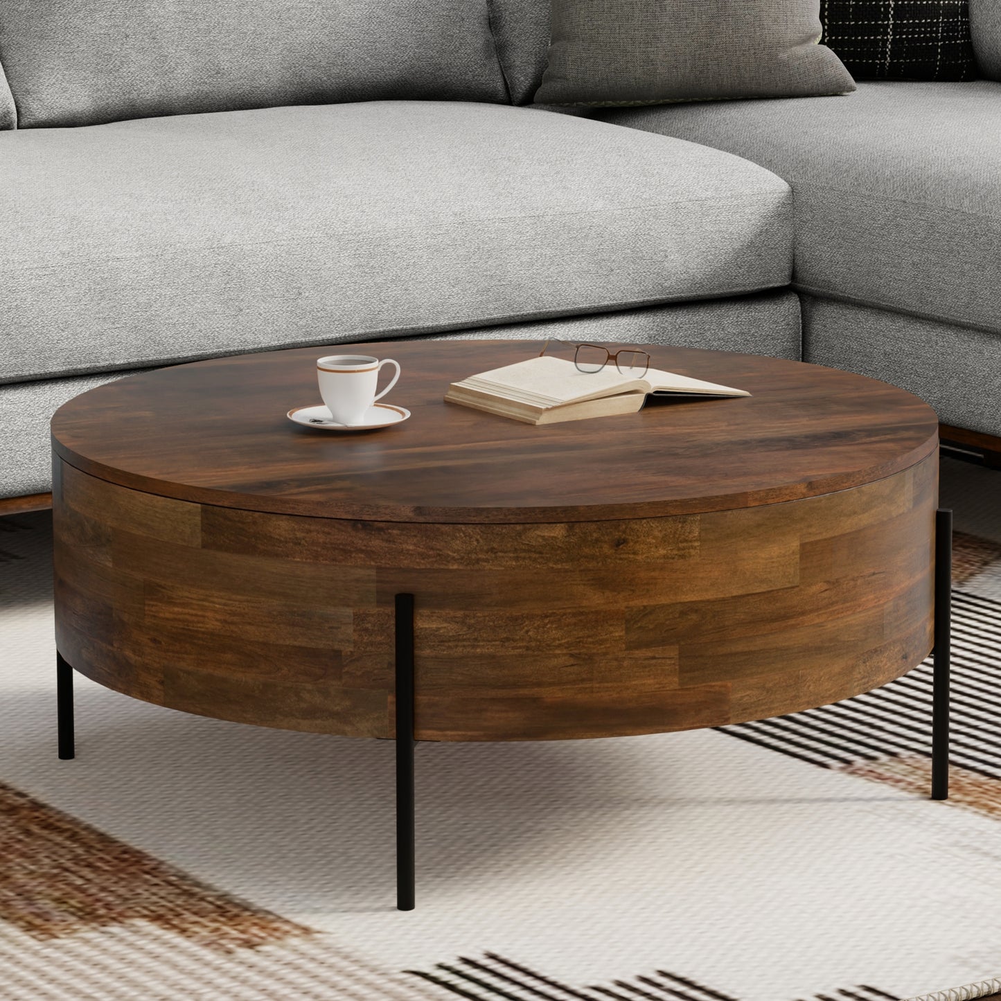 Rayburn Drum Coffee Table