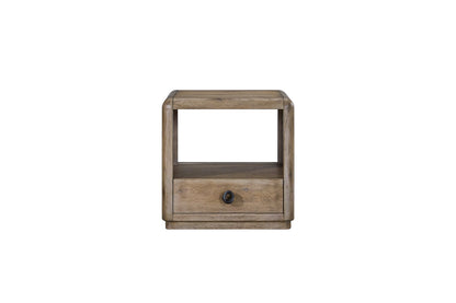 Knotty English Oak End Table