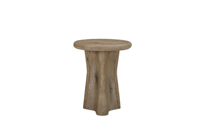 English Knotty Oak Drop Accent Table