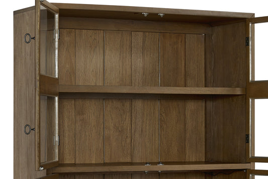 Almond Finish Bookcase - Storage & Display for Living Room