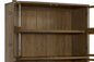 Almond Finish Bookcase - Storage & Display for Living Room
