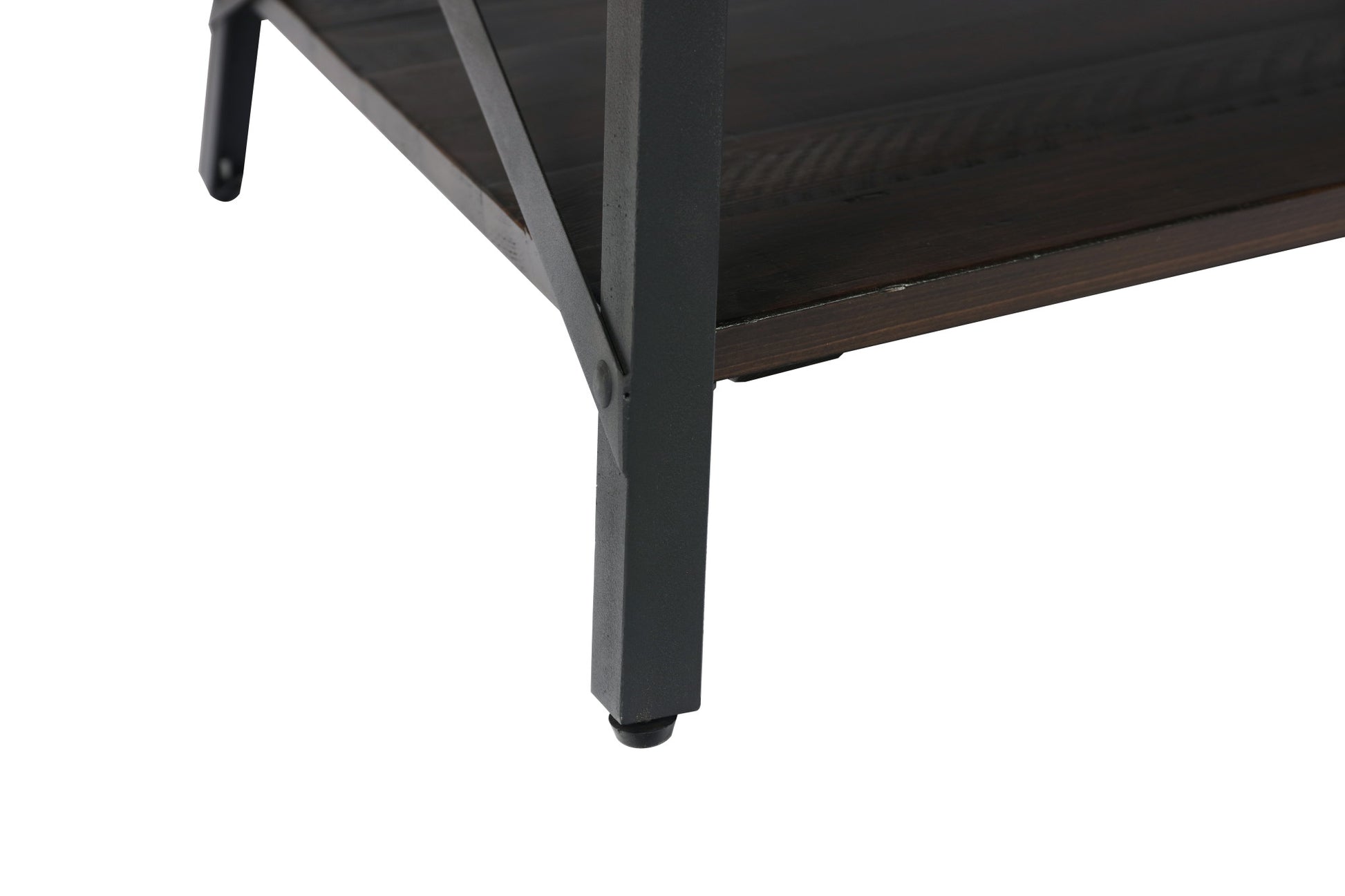 Espresso Brown Solid Wood Coffee Table - 48" Long
