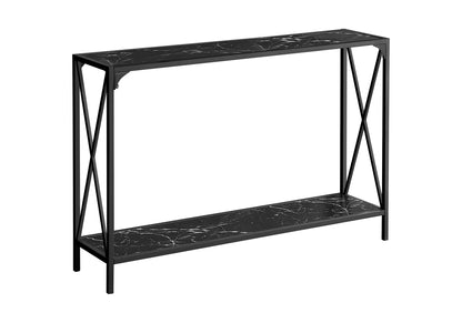Black Console Table - 48 Inch Entryway Table
