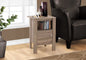 Accent Table, Side, End, Nightstand, Lamp, Storage, Living Room, Bedroom, Brown Laminate, Transitional
