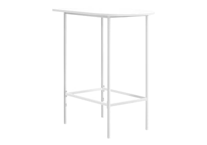 36 Inch White Bar Table - Modern Pub Table for Living Room