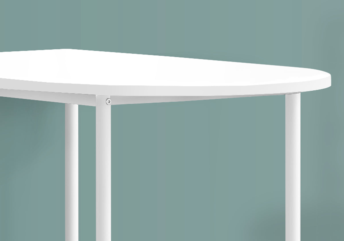 36 Inch White Bar Table - Modern Pub Table for Living Room