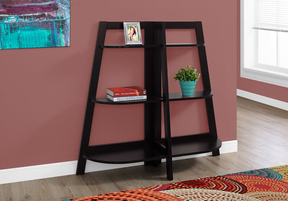 Espresso 3-Tier Bookshelf - Display & Storage
