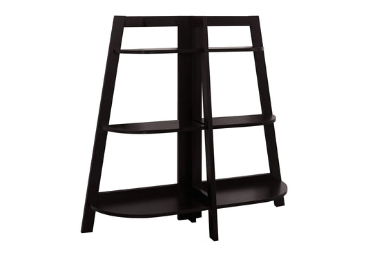 Bookshelf, Bookcase, Etagere, 3 Tier, 48"h, Office, Bedroom, Brown Laminate, Contemporary, Modern
