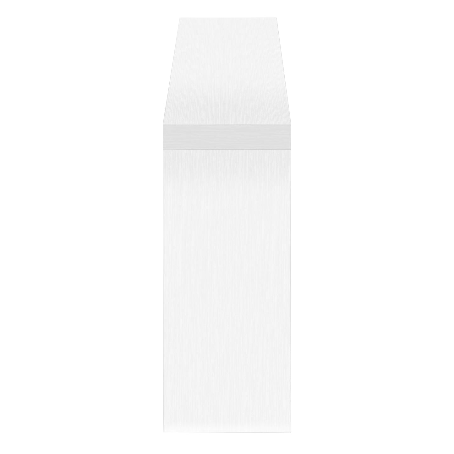 White Engineered Wood Console Table - Entryway Accent Table