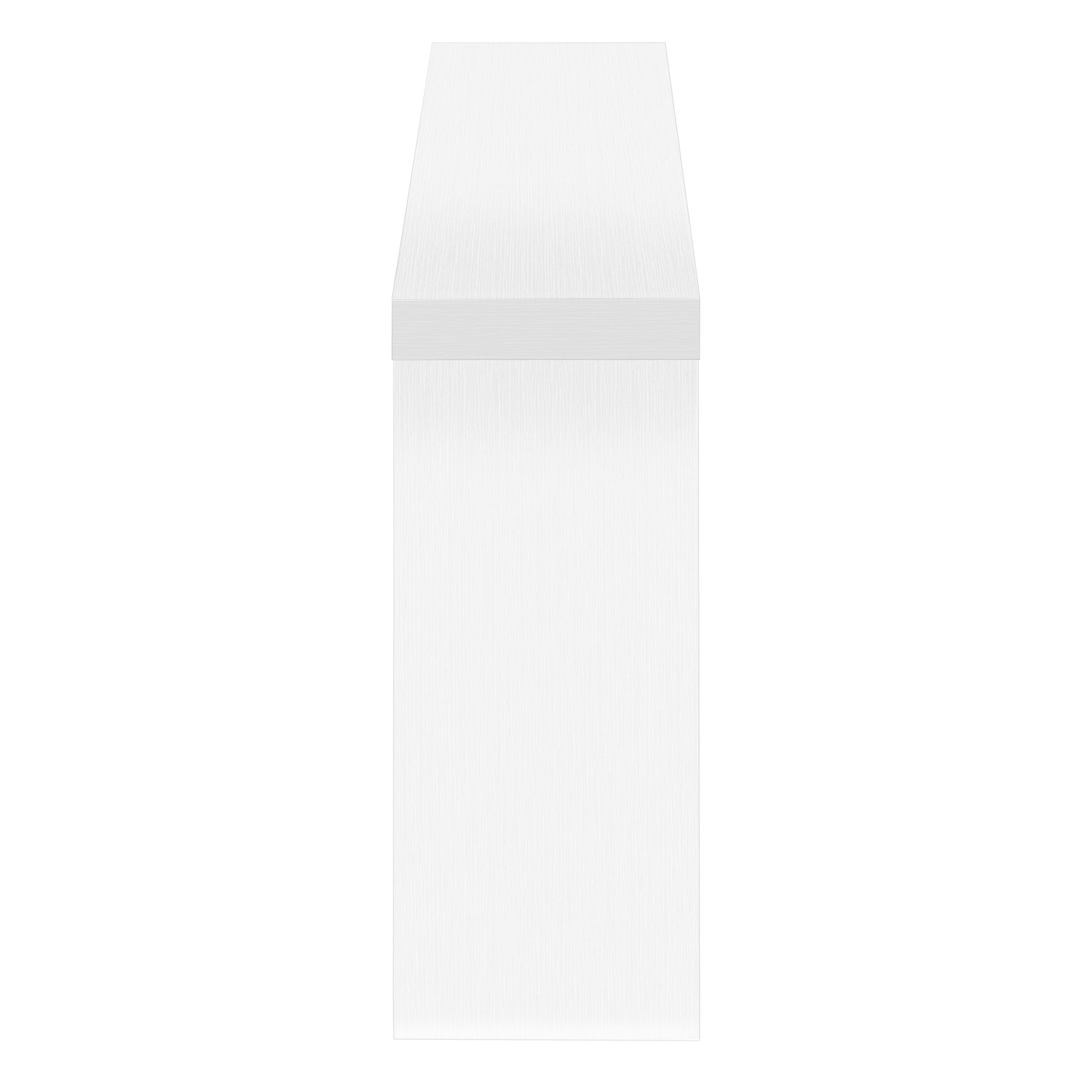 White Engineered Wood Console Table - Entryway Accent Table