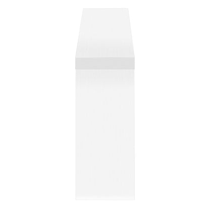 White Engineered Wood Console Table - Entryway Accent Table