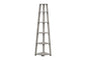 Bookshelf, Bookcase, Etagere, Corner, 5 Tier, 72"h, Office, Bedroom, Grey Laminate, Contemporary, Modern